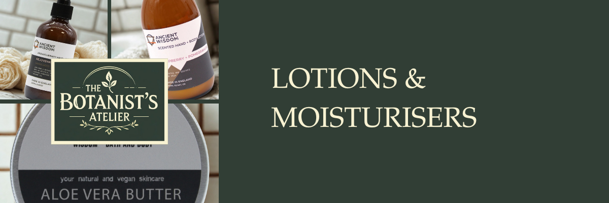 lotions & moisterisers collection title banner
