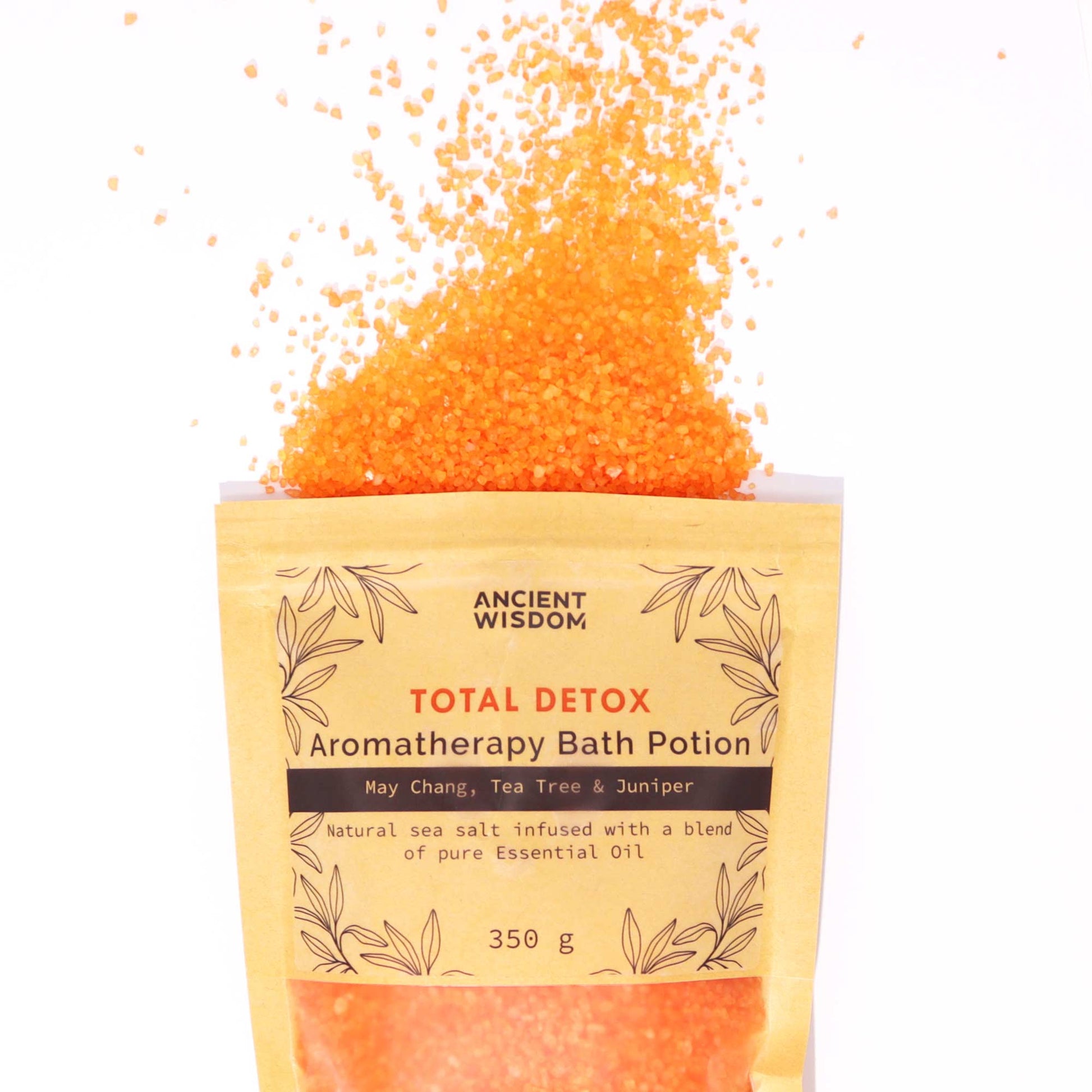 Aromatherapy Bath Salt Kraft Bag