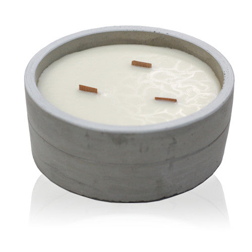 Vanilla & Orange Round Ceramic Candle